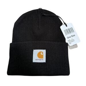 Carhartt WIP‎ Knit Watch Beanie Hat One Size Black NEW